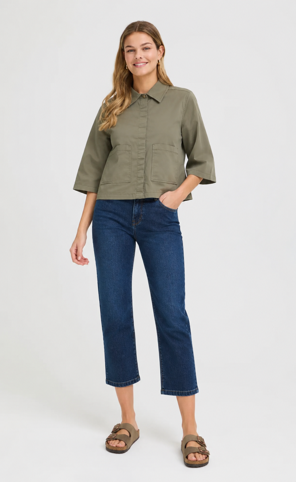 Abilene Shirt, Smoky Olive