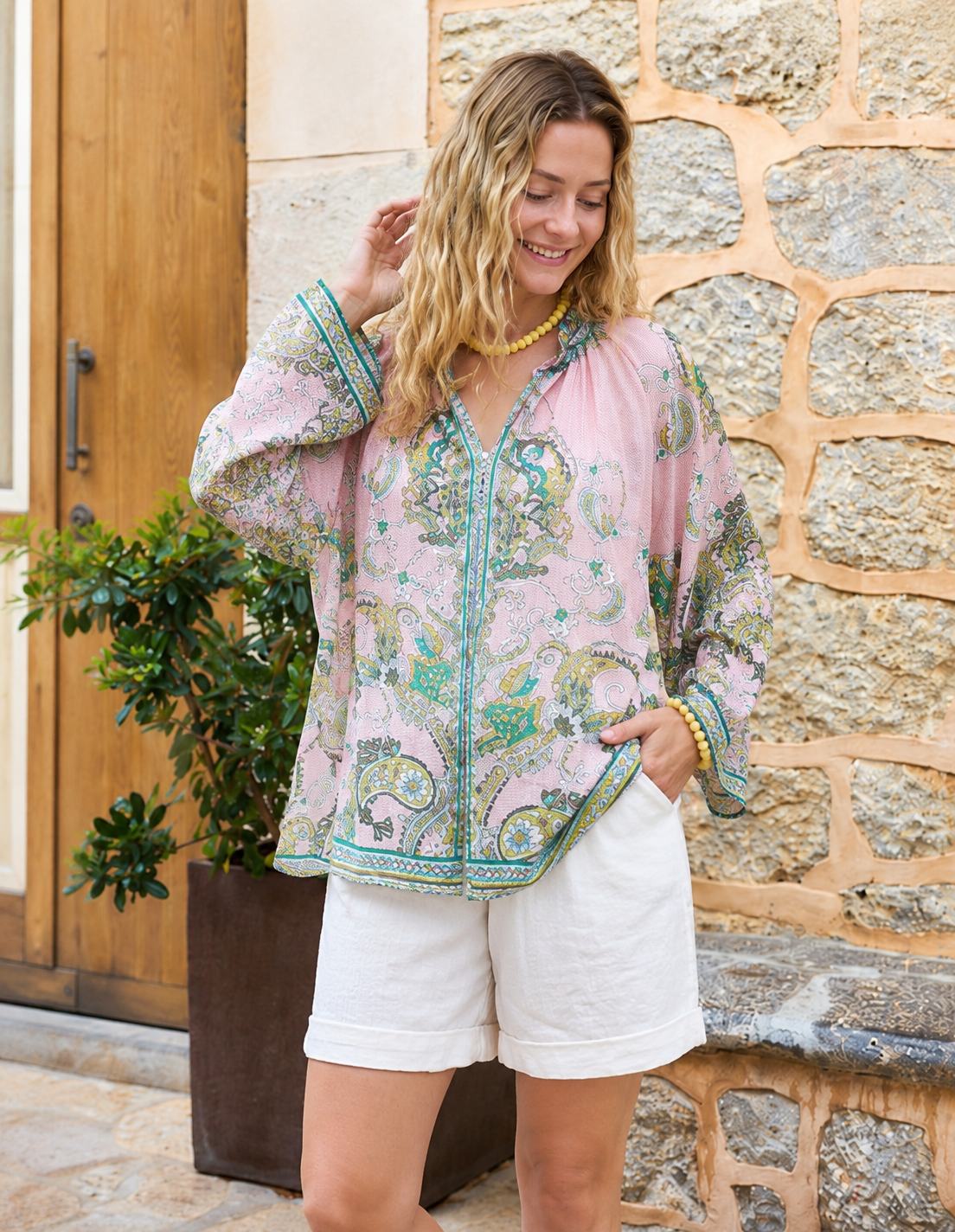 Betty Blouse, Rose