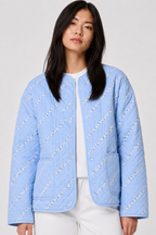 Rikke Quilted Jacket, Cashmere Blue