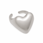 Sharnie Heart Ring, Silver Colour