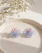 Ingrid Earrings, Light Blue