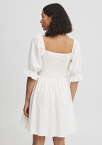 Falakka Short Dress, Off White