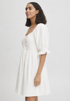 Falakka Short Dress, Off White