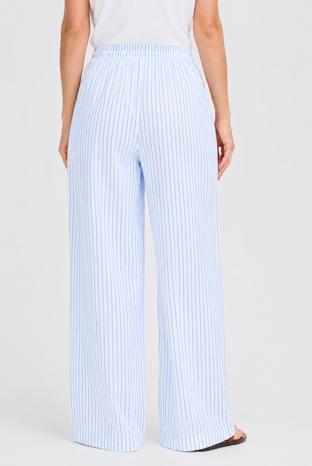 Bonnie Trouser, Cashmere Blue Stripe