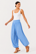 Tia Harem Pant, Cornflower Blue