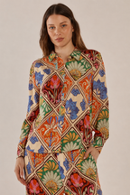 Frida Floral Shirt, Villa Floral Print