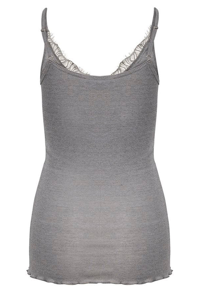 Maya Top, Mist Grey Melange