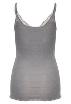 Maya Top, Mist Grey Melange