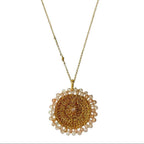 Necklace Posh, Champagne Quartz