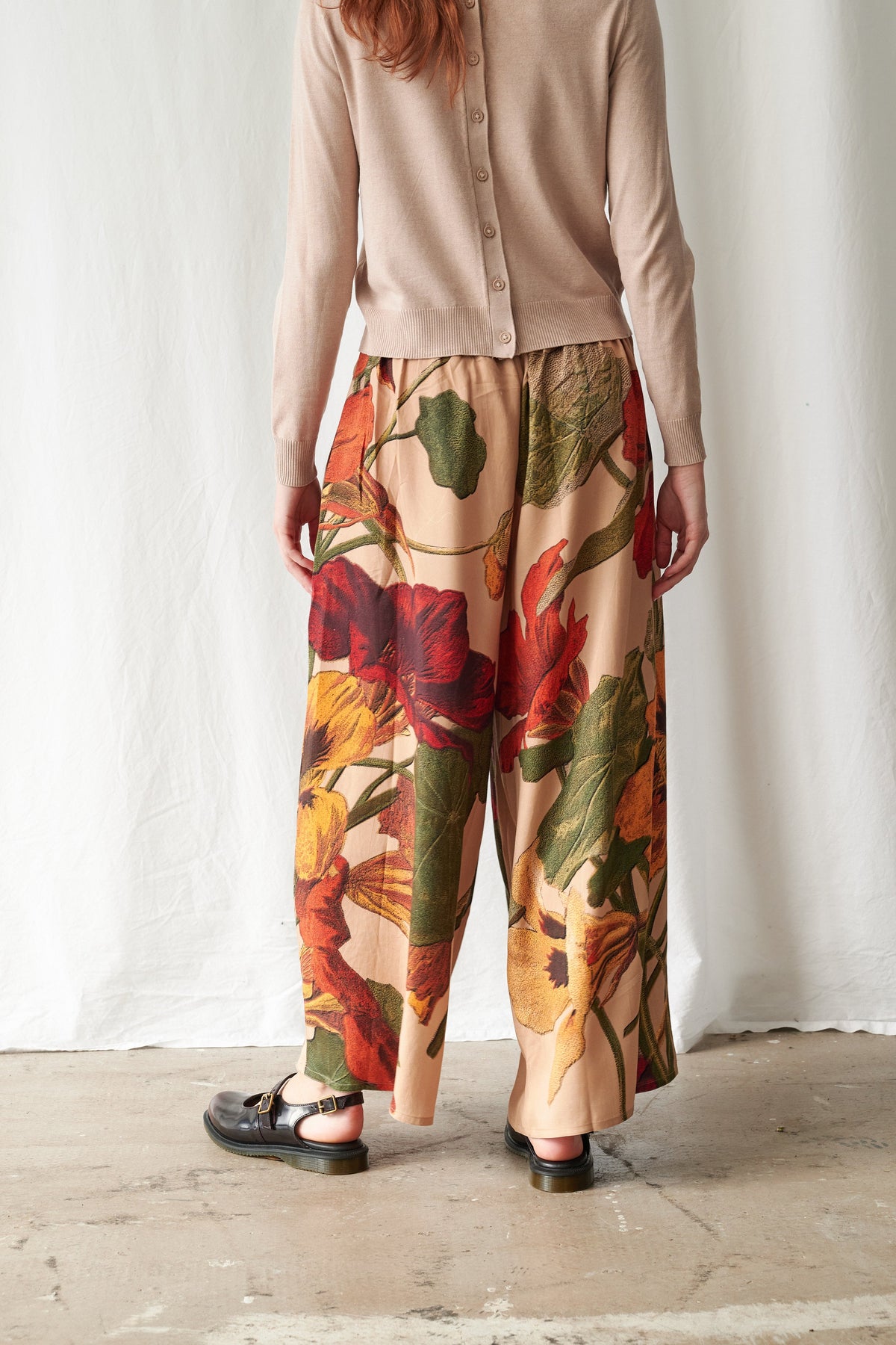 Nasturtium Fawn Palazzo Pants - styled