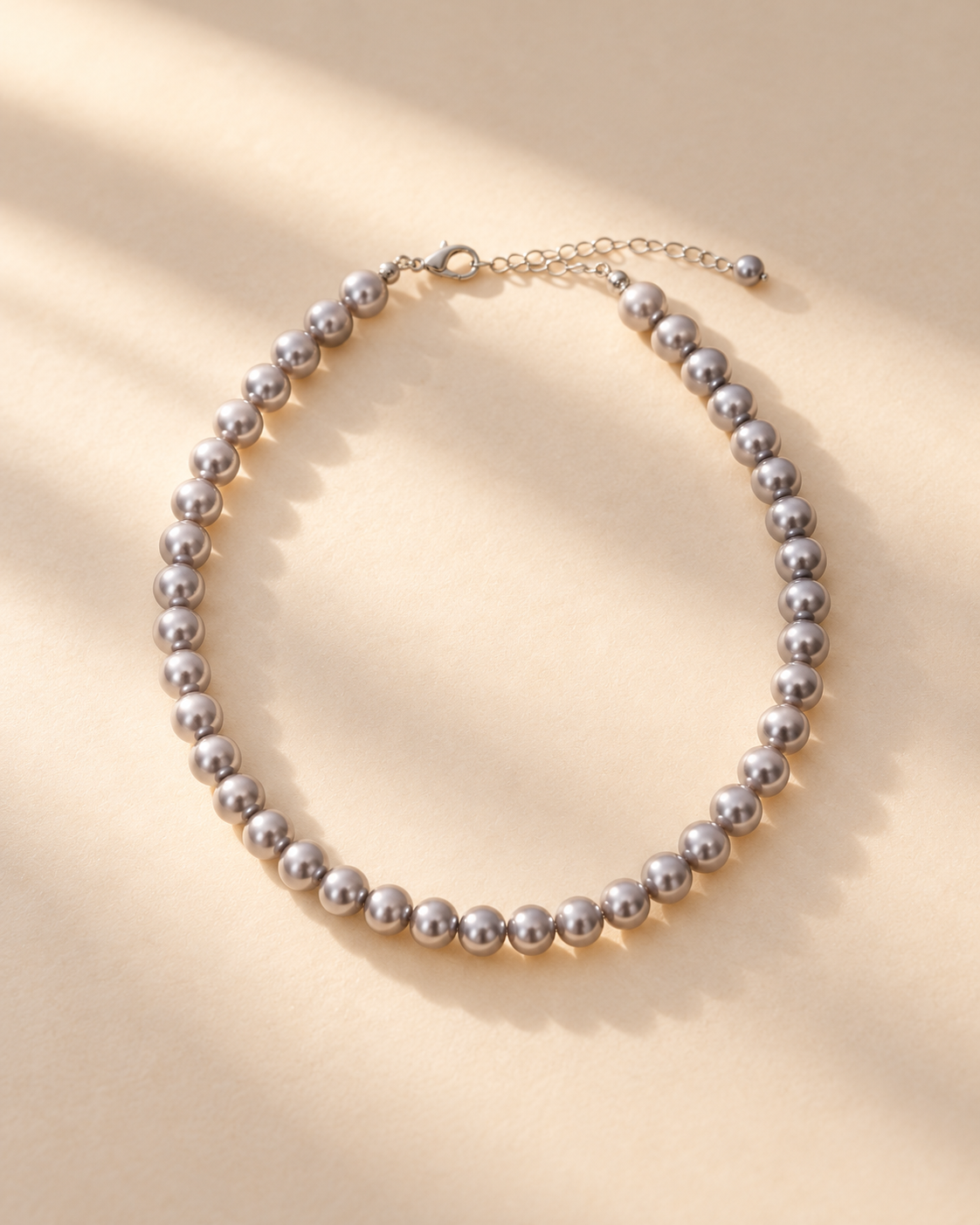 Hattie Necklace, Grey