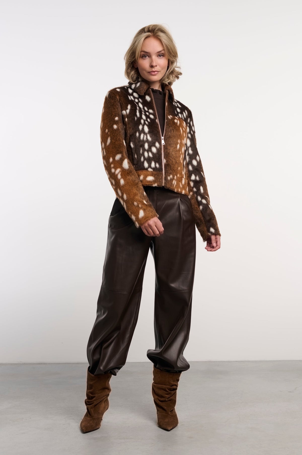 Touka Deer Print Jacket