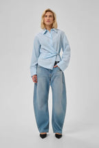 Bella Belt Shirt, Angel Falls Stripe
