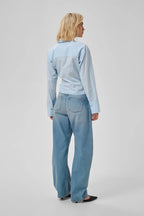 Bella Belt Shirt, Angel Falls Stripe