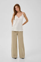 Brenda Lace Long Top, Snow White