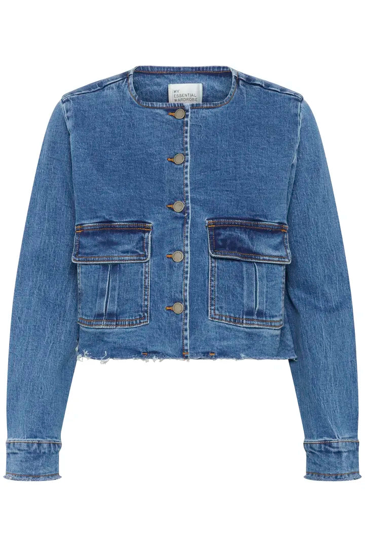 Dango Casual Jacket, Medium Blue Wash
