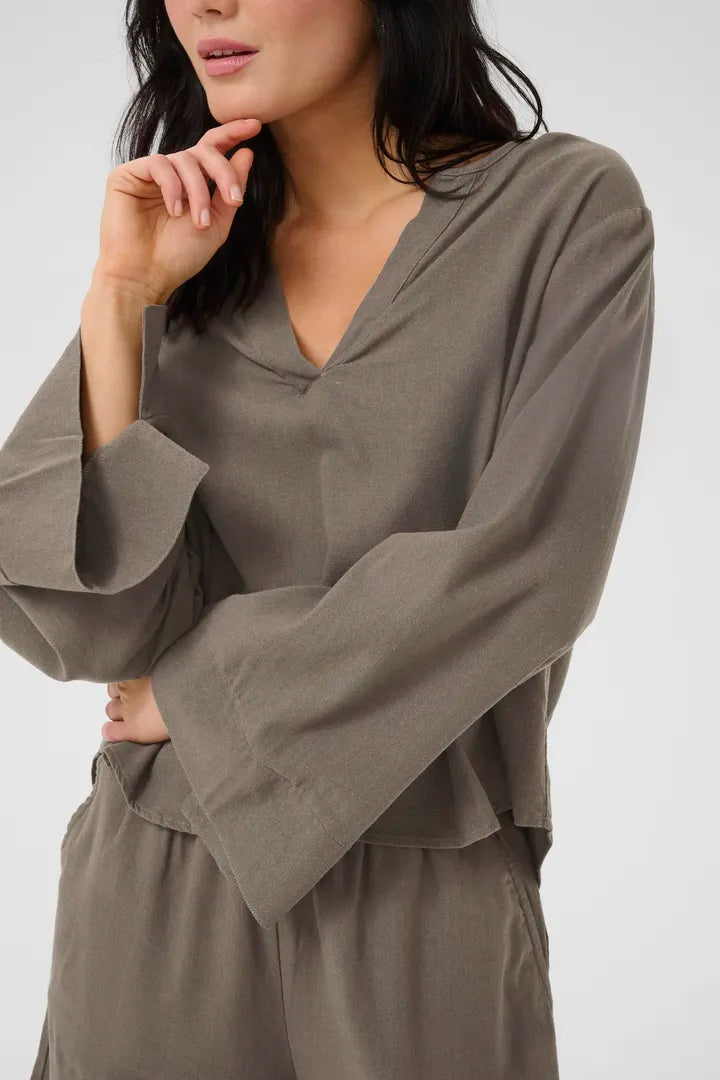 Dias Blouse, Walnut