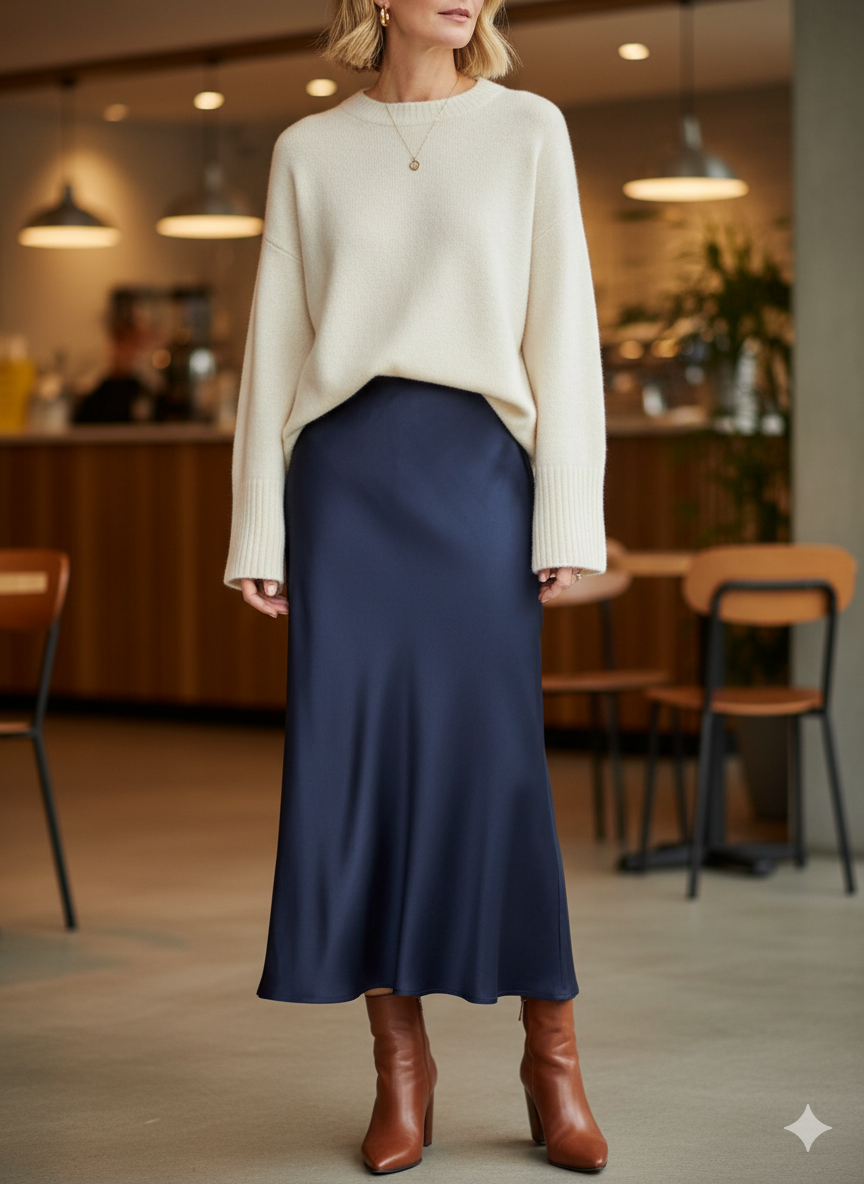 Estelle Long Skirt, After Midnight