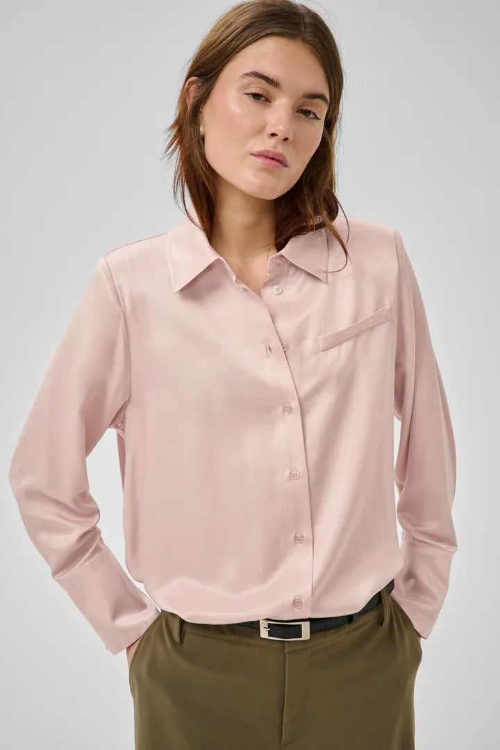 Estelle Shirt, Pale Rose
