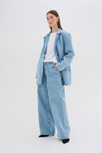 Jayda Blazer, Medium Blue Wash