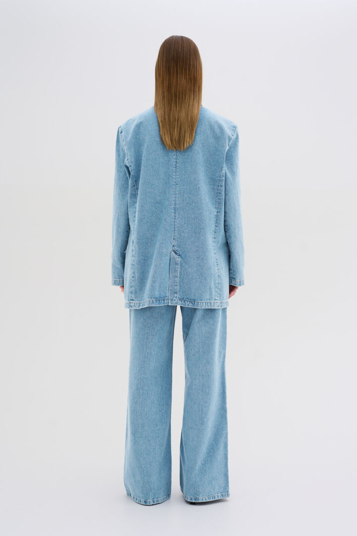Jayda Blazer, Medium Blue Wash