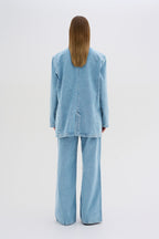 Jayda Blazer, Medium Blue Wash