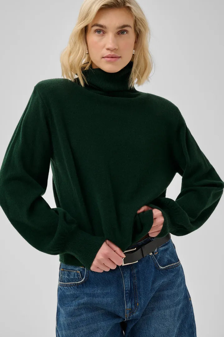 Jola Rollneck Pullover, Douglas Green