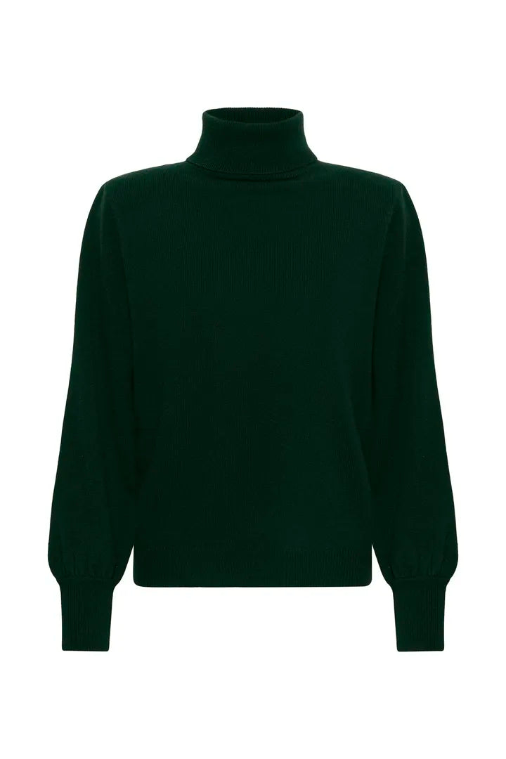 Jola Rollneck Pullover, Douglas Green