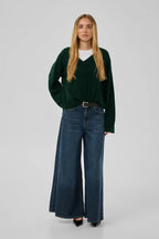 Jola V-Neck Knit Pullover, Douglas Green