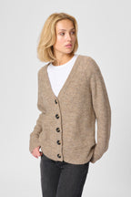 The Knit Cardigan, Dune Melange