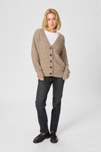 The Knit Cardigan, Dune Melange