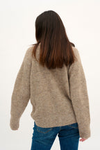 The Knit Cardigan, Dune Melange