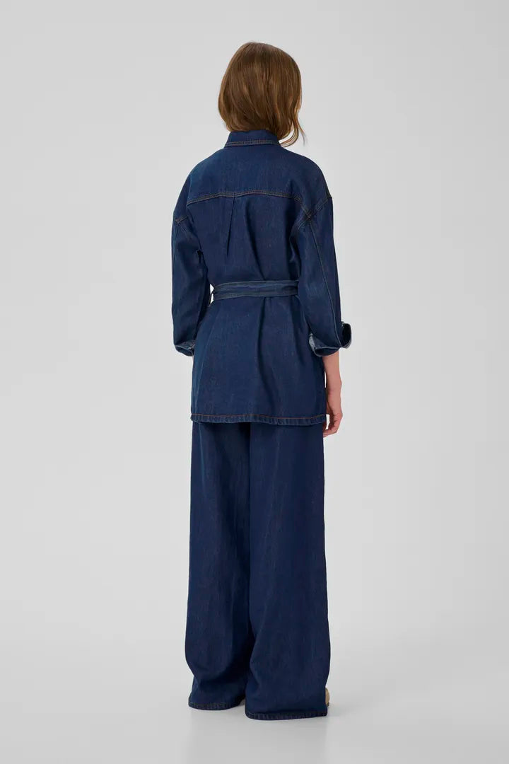 Nessie Jacket, Dark Blue (Unwashed)