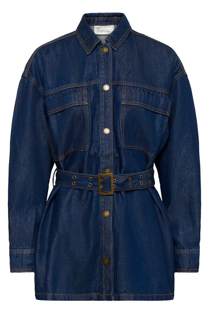 Nessie Jacket, Dark Blue (Unwashed)