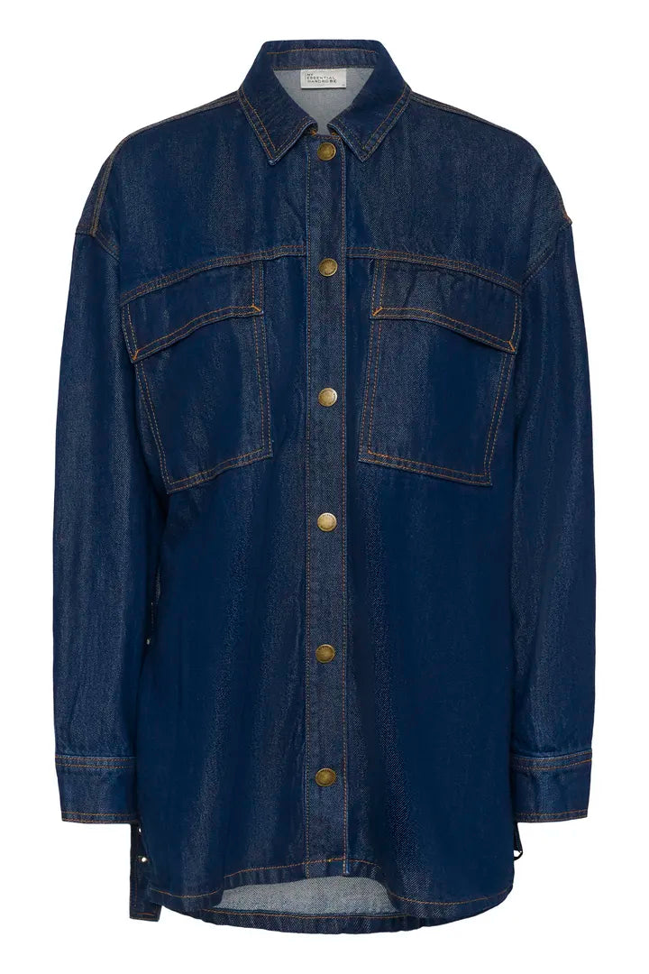 Nessie Jacket, Dark Blue (Unwashed)