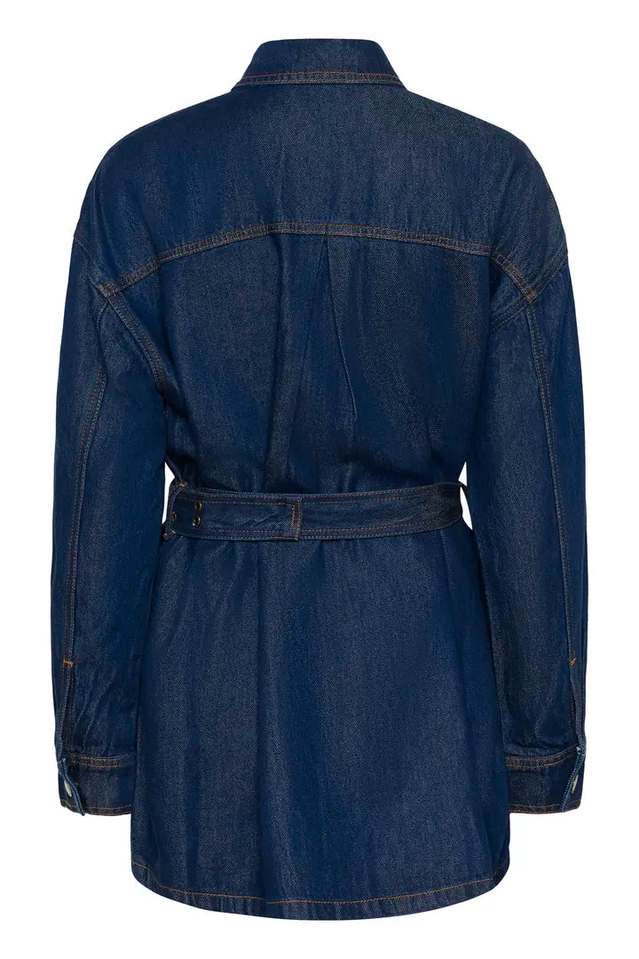 Nessie Jacket, Dark Blue (Unwashed)