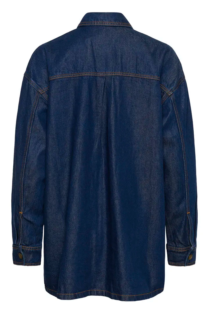 Nessie Jacket, Dark Blue (Unwashed)