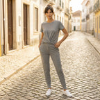 The Puff Blouse, Dark Grey Melange