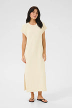 Sara Dress, Almond Milk