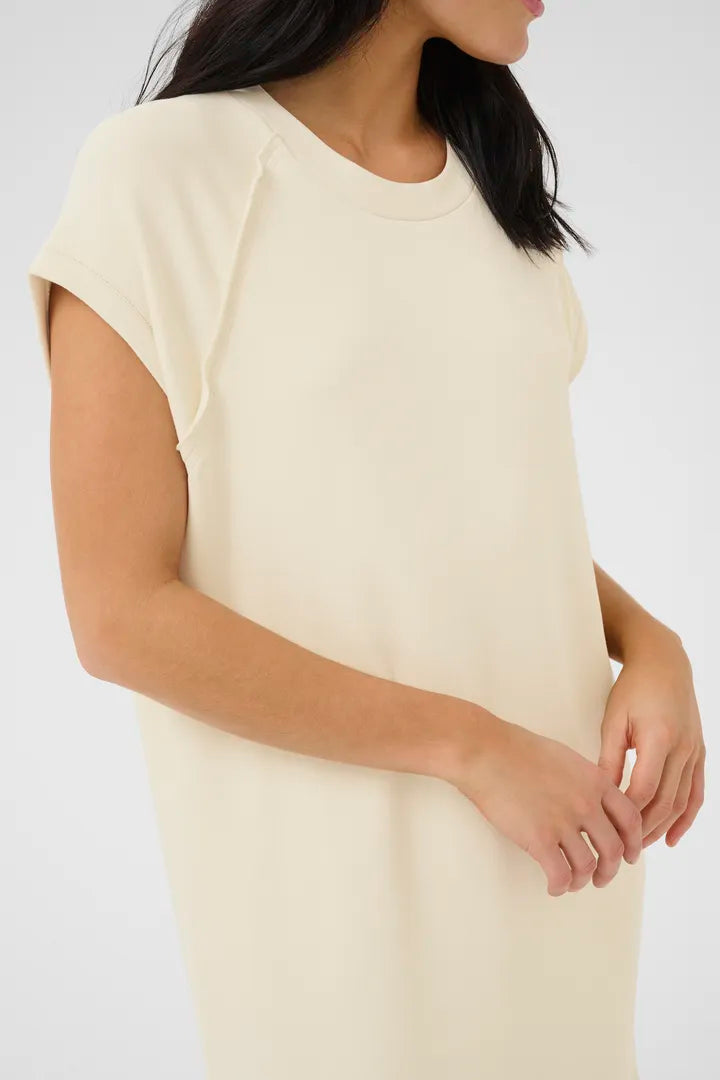 Sara Dress, Almond Milk