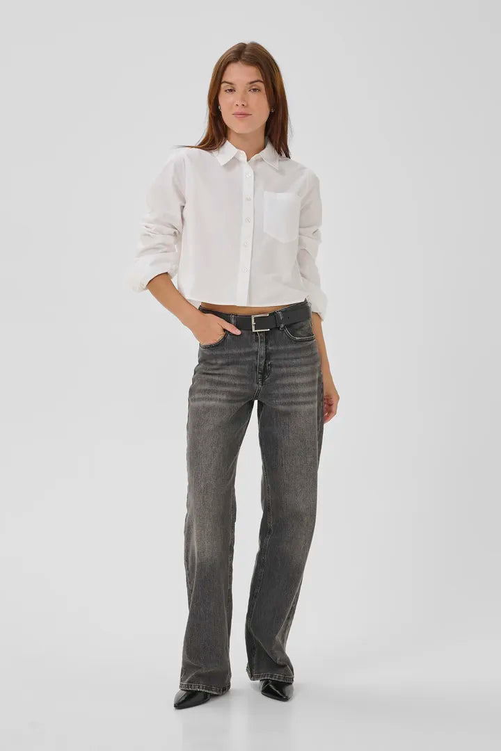 Sunna Short Shirt, Bright White