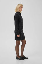 Tracy Knit Skirt, Dark Grey Melange
