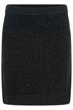 Tracy Knit Skirt, Dark Grey Melange