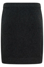 Tracy Knit Skirt, Dark Grey Melange