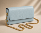 Alpe Clutch Bag, Powder Blue