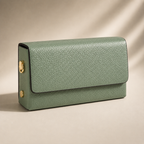 Alpe Clutch Bag, Sage Green