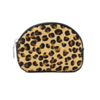 Bari Leather Small Purse, Leopard Print