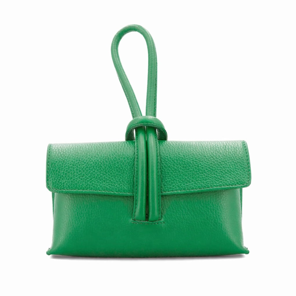 Leather Loop Bag, Green