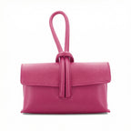 Leather Loop Bag, Magenta