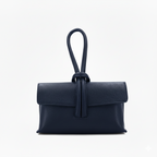 Leather Loop Bag, Navy